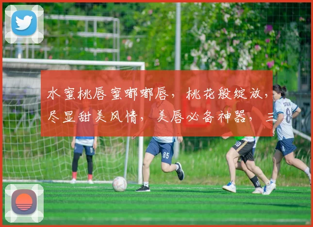 水蜜桃唇蜜嘟嘟唇，桃花般绽放，尽显甜美风情，美唇必备神器，三重诱惑，你值得拥有。